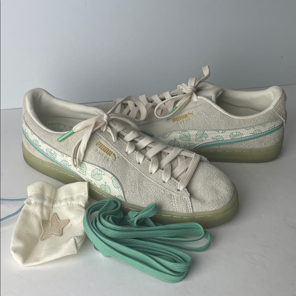 Puma x Animal Crossing Suede Low-Top Sneakers
